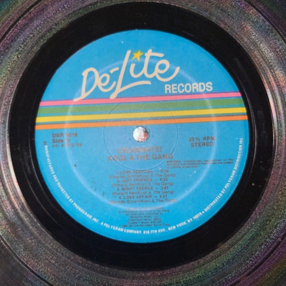 Kool & the Gang Celebrate! De-Lite Records Vinyl Record 33 1/3 RPM Stereo - Picture 9 of 12